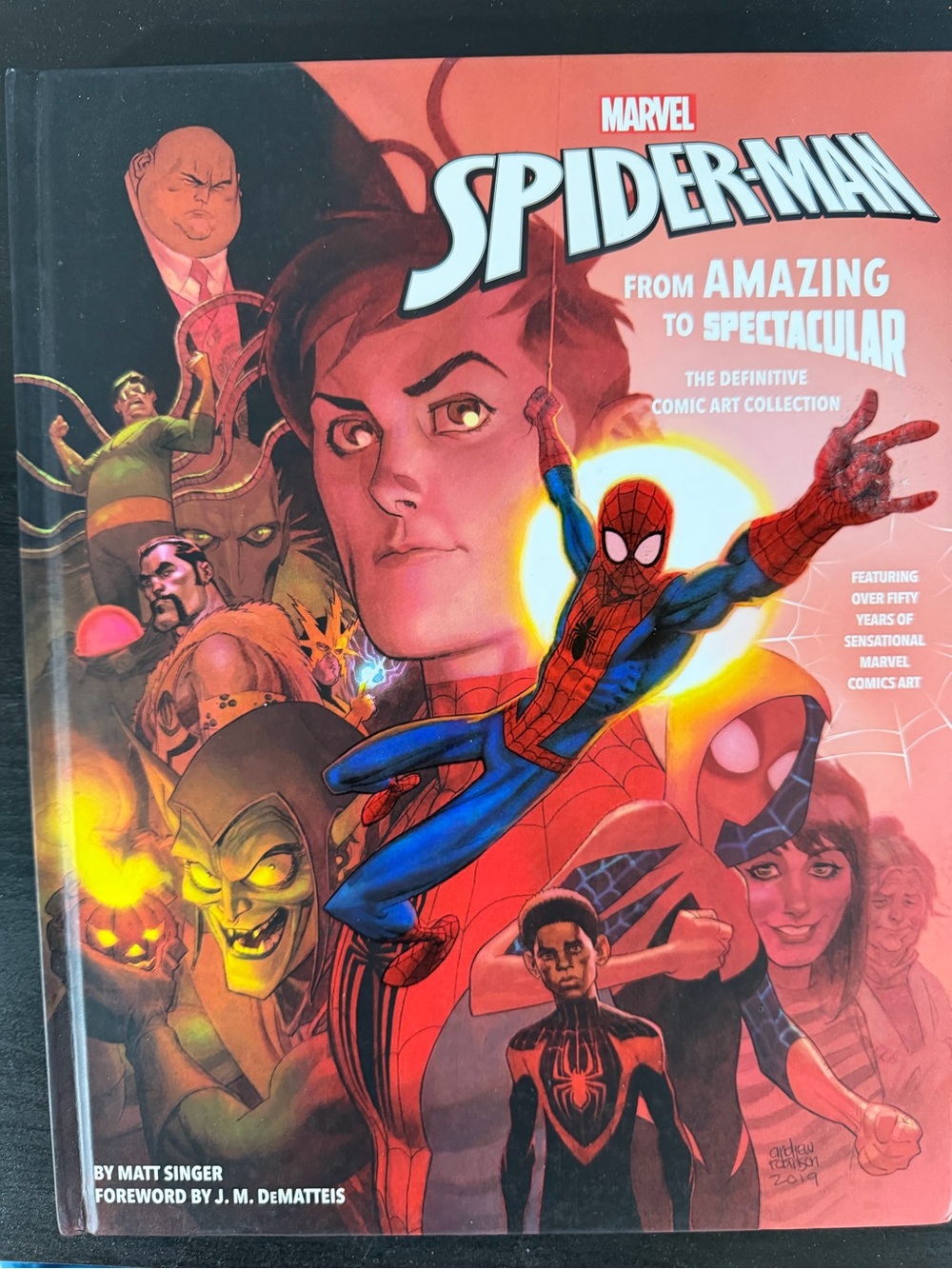 Marvel Spider-Man From Amazing to Spectacular Comic Art Collection Book